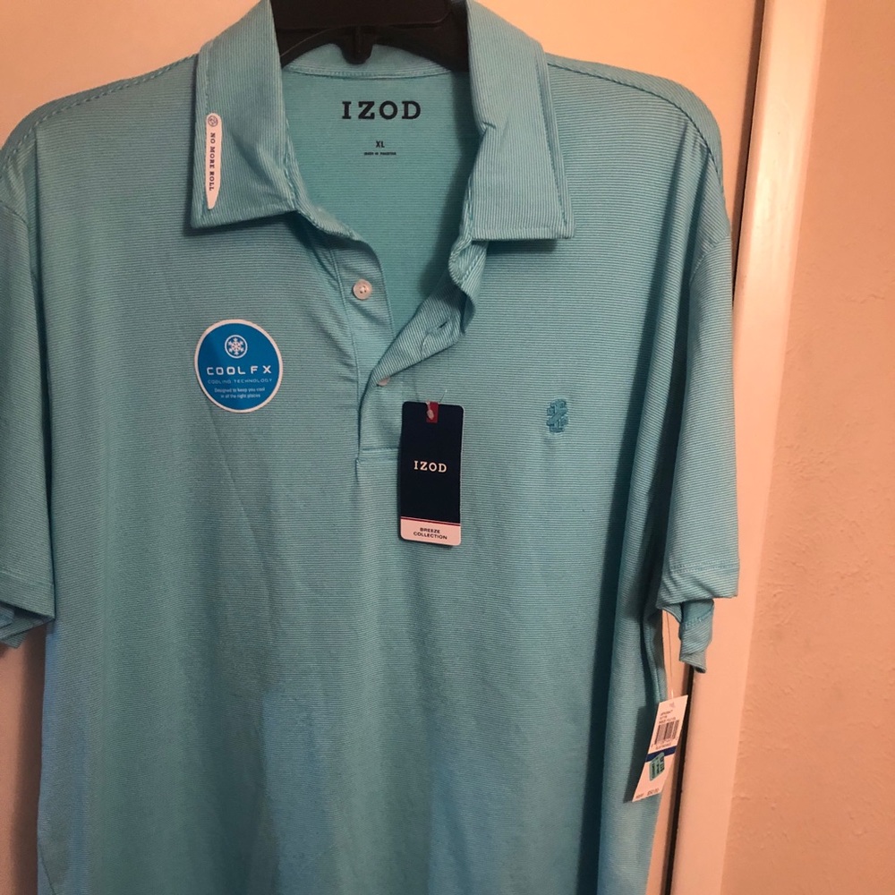 New!! Men’s super soft beautiful teal color polo